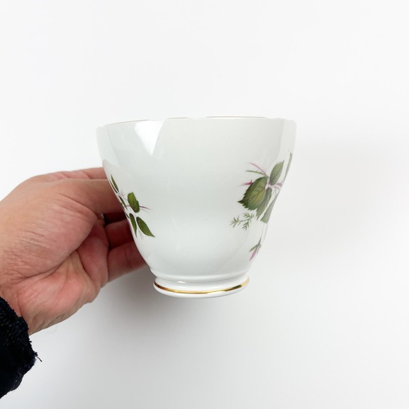 Vintage Regency English Bone China Tea Cup & Saucer Set Floral Made in England - Picture 3 of 10